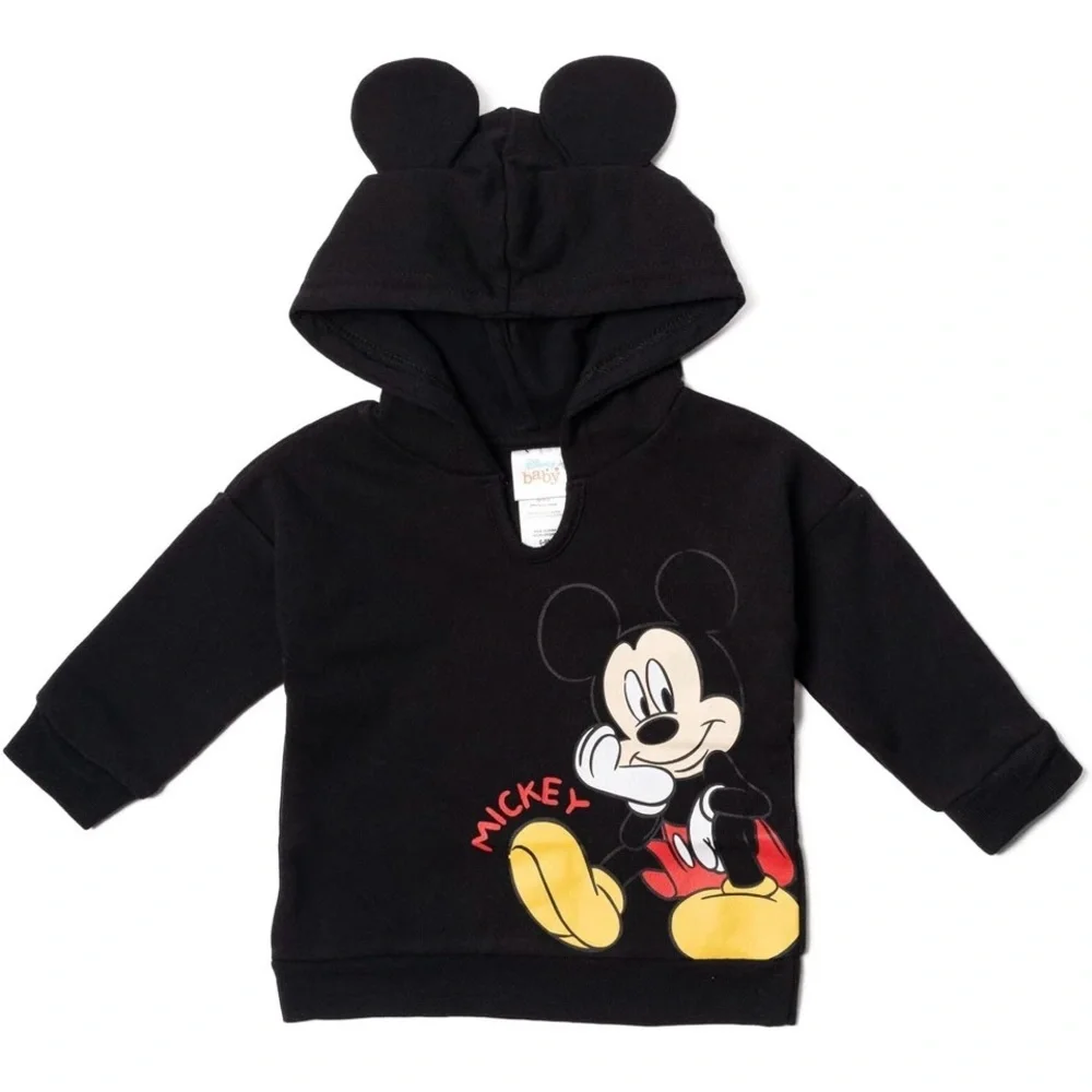 Disney Mickey Mouse Bodysuit Set -‎ Black, Red, and Gray